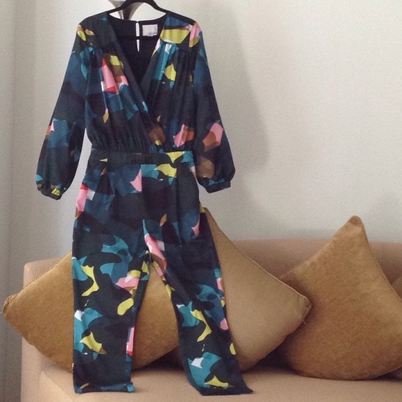 🇮🇹 Chloe Oliver - 'Picasso' Masterpiece Jumpsuit - Picture 1 of 9